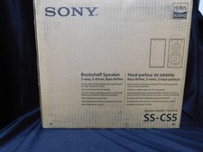 Sony SS-CS5 3 Way 100 W Bookshelf Speaker System - Black EBT4