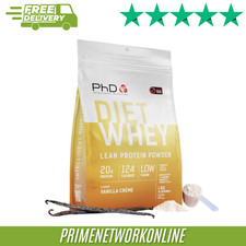 PhD Diet Whey Vanilla Crème Lean Protein Powder 1kg 100% ORIGINAL ⭐⭐⭐⭐⭐ 26.95 per kilo