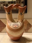 Vintage Jemez Pottery V. Sando Large Wedding Vase 10.25 inches — photo 1