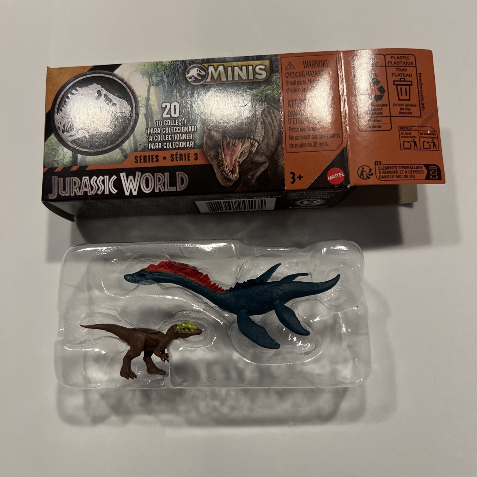 2026 JURASSIC WORLD MINIS SERIES 3 STYXOSAURUS  & LOPHOSTROPHEUS