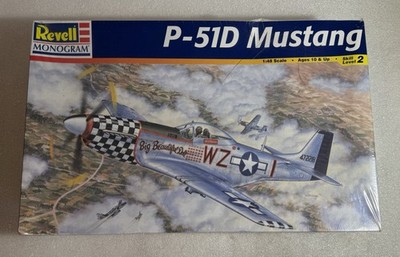 New Sealed Revell Monogram P-51D Mustang 1:48 Scale Model Kit #85-5241 NIB