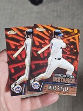 2000 Finest #GTD10 Mike Piazza Going the Distance New York Mets 3d Hologram 
