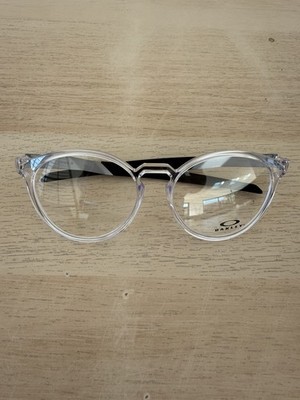 Oakley Exchange R Clear/Silver Black Oval Brille Brillengestell Only