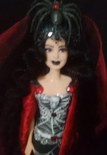 Black Widow Arachne Spider Goddess Gothic Beauty Ooak Barbie Doll