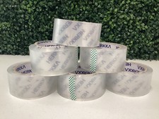 HERKKA Clear Packing Tape Rolls Set of 6