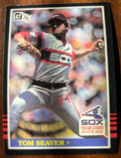 1985 Donruss #424a Tom Seaver Error Bannister Pictured. NM/MT