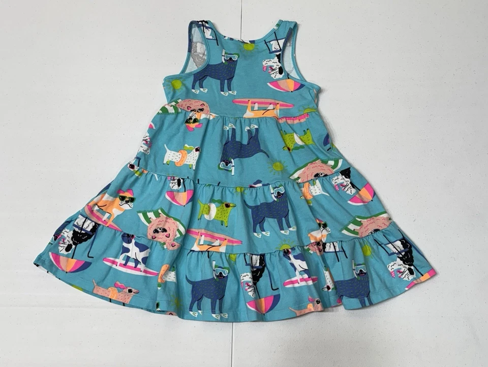 Vestido Spotted Zebra Criança Menina Multicolorido Sem Mangas Fit & Flare 4T Lote De 2 - Imagem 3 de 4