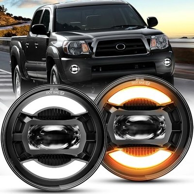 60W LED Fog Lights Assembly 200% Brighter Driving Lights Compatible with Black