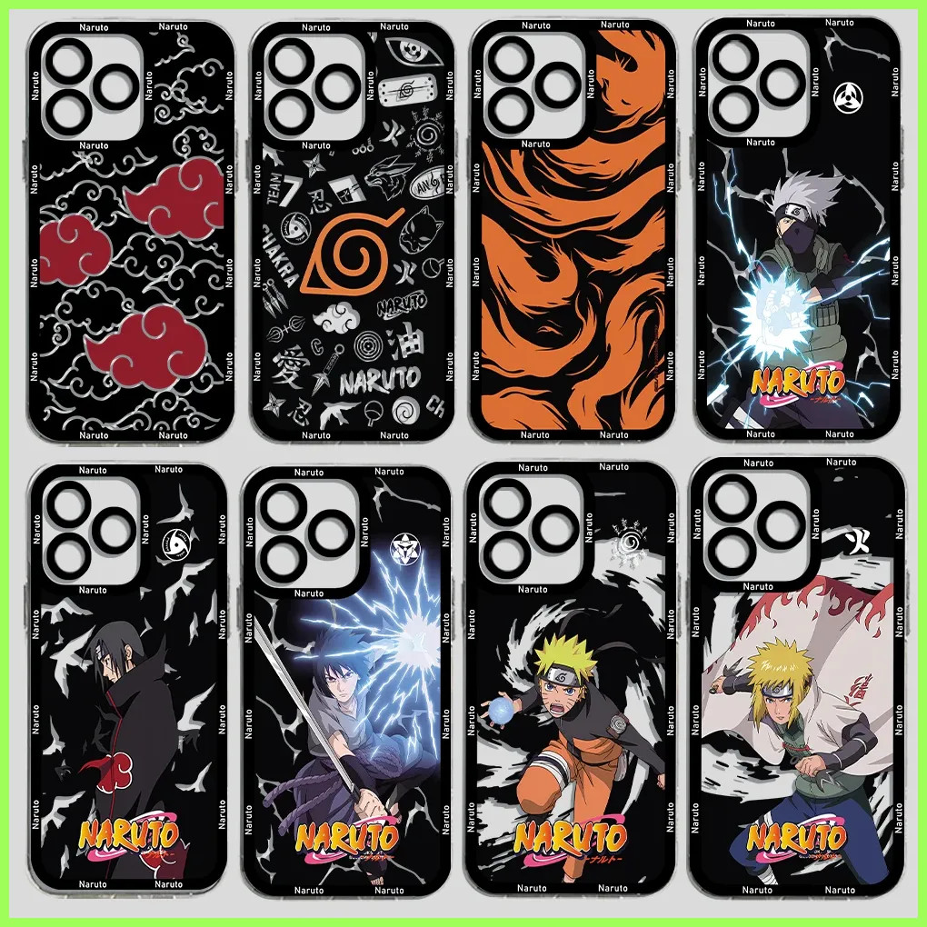 Naruto Handyhülle iPhone 16 15 14 13 12 11 Pro Max X XR Anime Case Cover Schutz