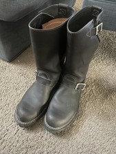 Wesco Boss 11 Inch Black Engineer Vibram Lug ...