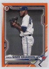 2021 Bowman Prospects Orange Border 16/25 Simeon Woods Richardson #BP-95 0e4z