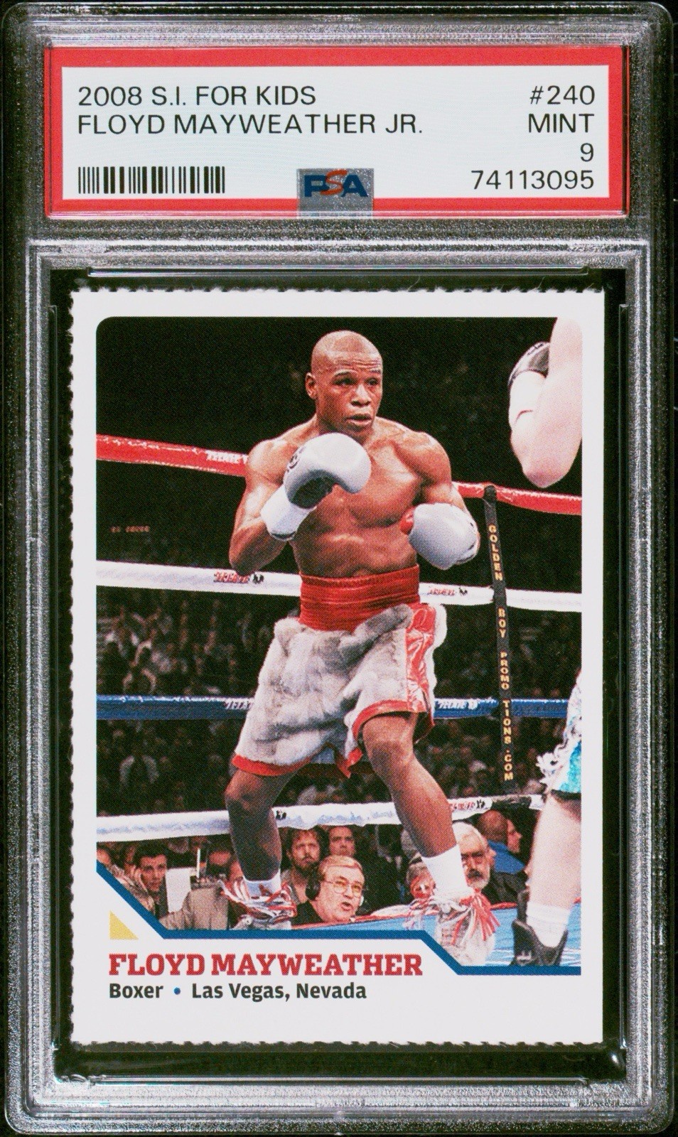 2008 S.I. Sports Illustrated For Kids Floyd Mayweather Jr #240 PSA 9 MINT RARE view 1