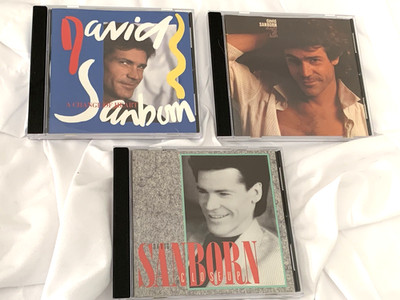 David Sanborn 3 CD LOT Close Up Change Of Heart Straight to the Heart/ship fast/