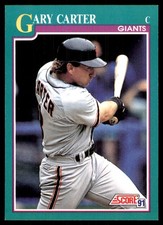 Gary Carter 1991 Score #215 San Francisco Giants MLB READ FREE SHIP