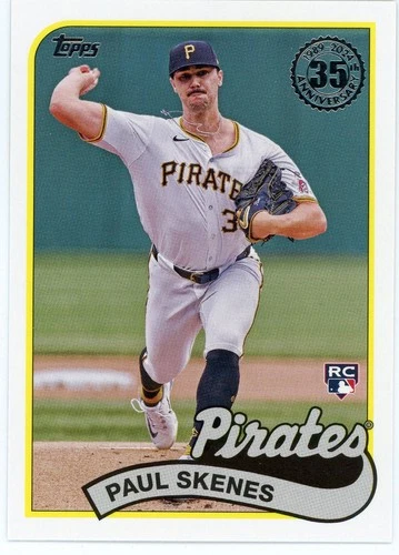 2024 Topps Update Series - 1989 Topps Baseball Paul Skenes #89US-46 (RC) Pirates