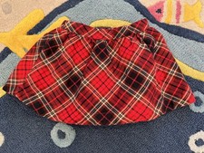 Vintage Baby Gap 2015 Plaid Tartan Skirt Size 2T Toddler Lined