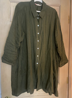 SOUTH STREET LINEN The Dress Shirt sz 3 XL PEAT