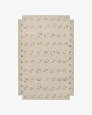 New Hand-Tufted 100% Wool 9x12 ft - Nordic Knots Beige Design Handmade Area Rug