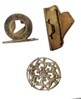 Two sash buckles and a silver-plated broach, Buy for $12.00 + $5.00 shipping