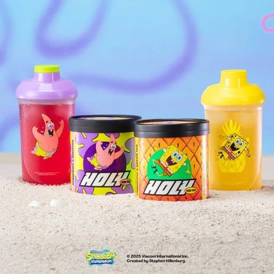 Holy X Spongebob & Patrick Eistee + Shaker Neu & OVP