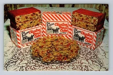 Claxton GA-Georgia, Claxton Fruit Cake, Advertising Antique Vintage Postcard
