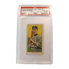 PSA 4 1909 T206 JOHN HUMMEL PIEDMONT 350-460 GREAT CARD BROOKLYN SUPERBAS Art