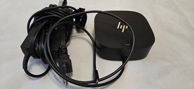 HP 4K USB-C/A Universal Dock Station G2 With 120W Blue Tip AC Adapter