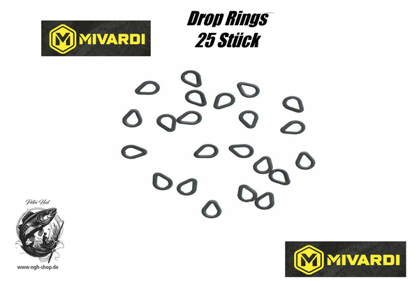 Mivardi Tear- Drop Rings -Vorfach Ringe FüR Karpfen Montagen- Chod Rig D-Rigs-image