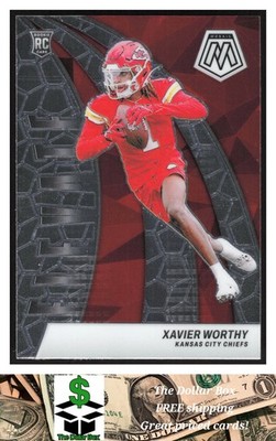 2024 Panini Mosaic Elevate Mosaic #7 Xavier Worthy RC - Kansas City Chiefs