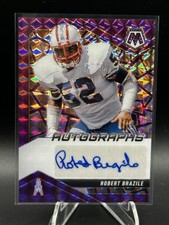 Robert Brazile 2025 Panini Mosaic Football Purple Mosaic Auto 1/49 Oilers Legend