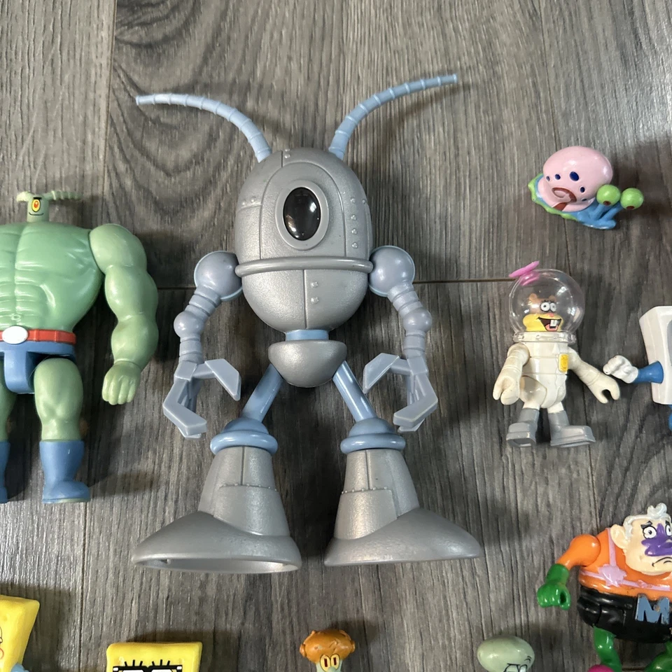 Action Figure Lot SpongeBob Square Pants Toys Collectibles - Image 3 of 4