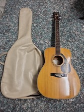 Yamaha FG420A rare Vintage Dreadnought Acoustic Guitar With Case