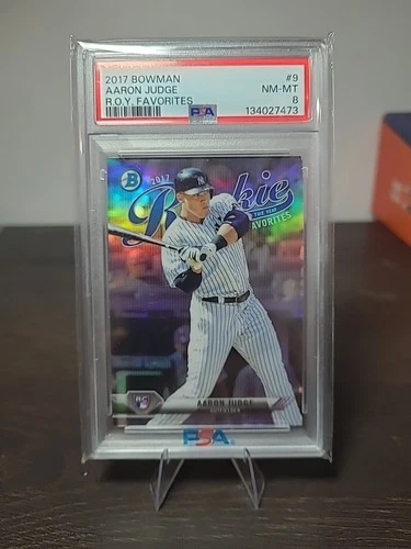 2017 Bowman Aaron Judge R.O.Y Favorites #ROYF-9 Psa 8