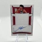 2022-23 Panini National Treasure Colossal Material Autographs Shaedon Sharpe /49