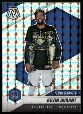 Kevin Durant - 2020-21 Panini Mosaic Basketball - Silver Mosaic Prizm Finals MVP