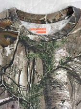 Game Winner Camo Men's Large (46) L/S T-shirt Real Tree Xtra 100% Cotton 