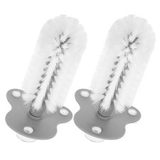 2 Pcs Turtle Cleaning Brush Scratcher with Suction Cup Aquarium Decorations