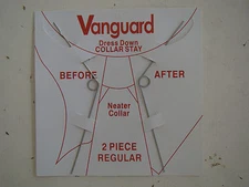 USCG US COAST GUARD ALL ENLISTED CPO OFFICER SERVICE & DRESS SHIRT COLLAR STAYS