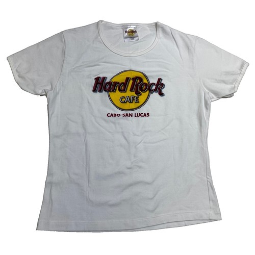 Vintage 90s Hard Rock Cafe Paris off white T Shirt Sz. X-large