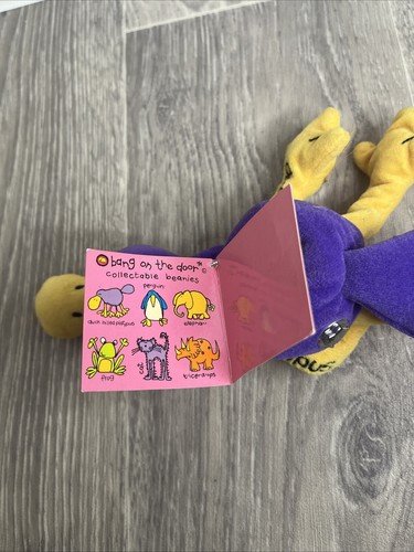Vintage Bang On The Door Duck Billed Platypus Beanie Soft Toy Y2K Tagged - Picture 5 of 15