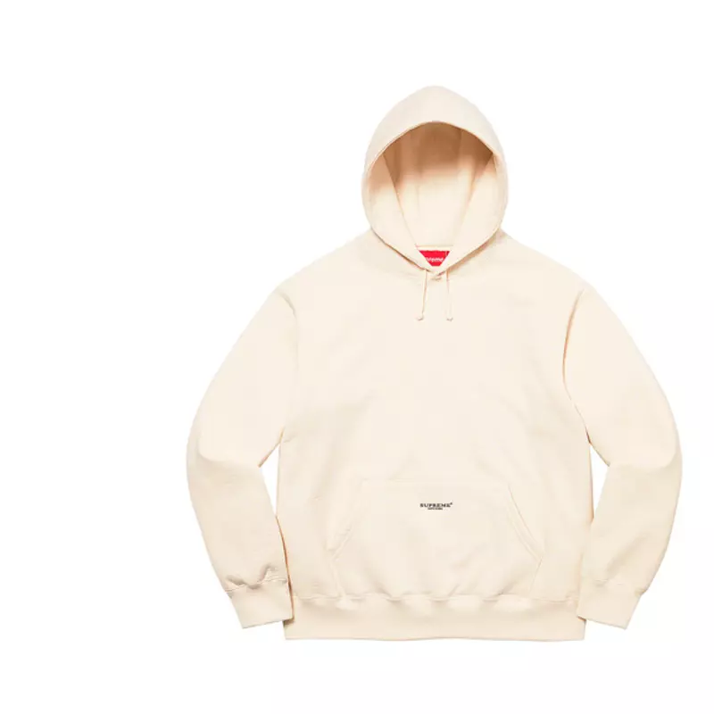 Supreme Micro Logo Hooded Sweatshirt | Natural | Size XL - SS22SW81 (SS22)