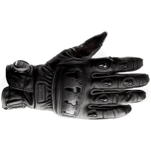 Knox Orsa Leather Mk 2 Mens Motorcycle Gloves Ce Armour Black