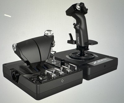 Logitech G X56 H.O.T.A.S Throttle and Joystick Flight Simulator Game Controller