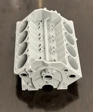 Chevy Small Block V8 Engine Pen Holder – 3D Printed Desk Organizer, Gift For Him