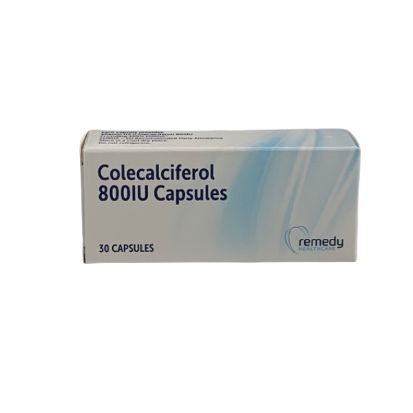 Colecalciferol 800iu Vitamin D D3 30 Capsules 1 Months Supply for sale