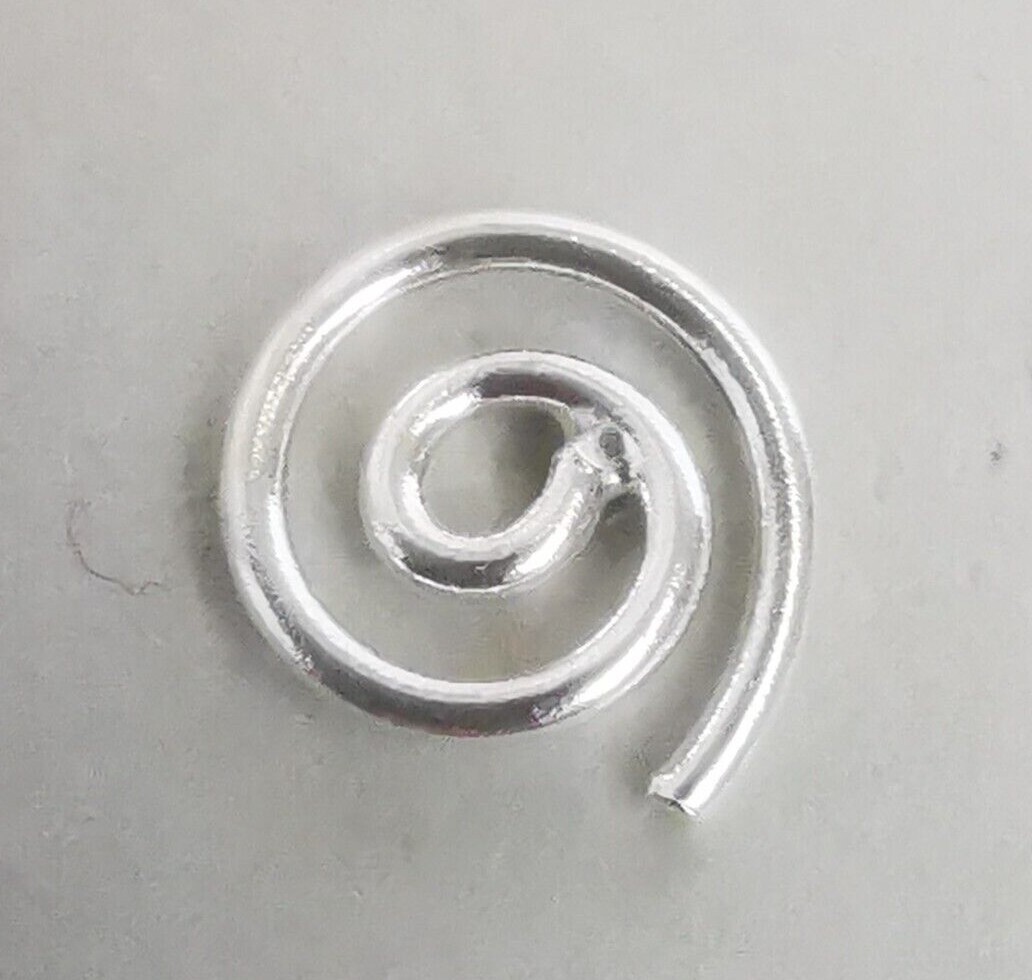 Spirale Ohrstecker Ohrringe 925 Silber