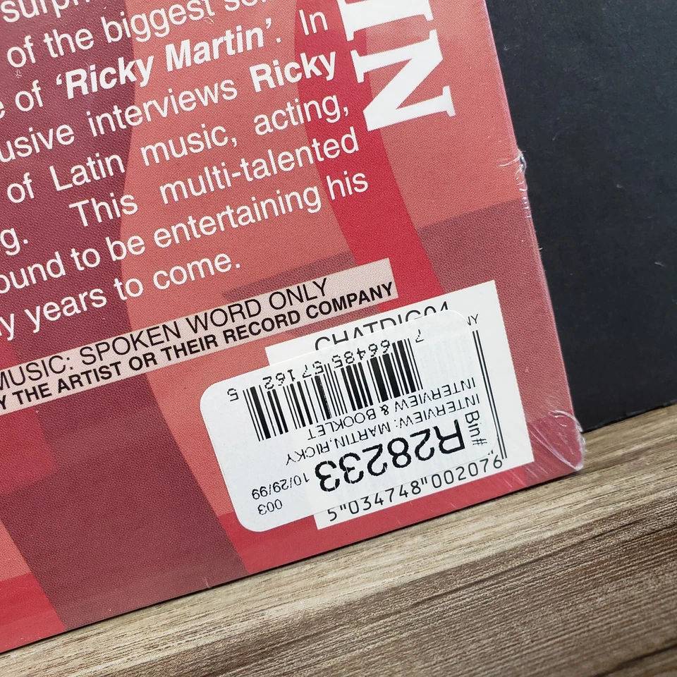 RICKY MARTIN THE INTERVIEW DIGIPAK CD 2002 MSI GERMANY NEW SPOKEN WORD - Image 4 of 4