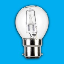 20x 18W Clear Round Golf Halogen Light Bulbs Bayonet Cap B22 BC