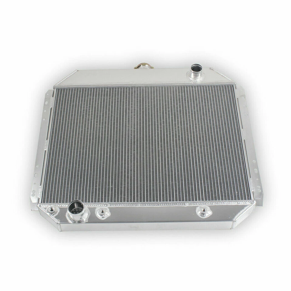4 Row Aluminum Radiator For 1966-1979 1969 Ford F-100 F-150 F-250 F-350 / Bronco - Imagem 2 de 4