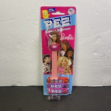 PEZ Barbie Dispenser & Candy Brunette Barbie New Sealed